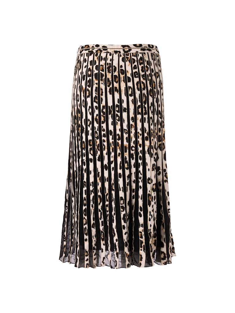 Gestricker Maxi Rock im Leo-Muster Knitted in Germany
