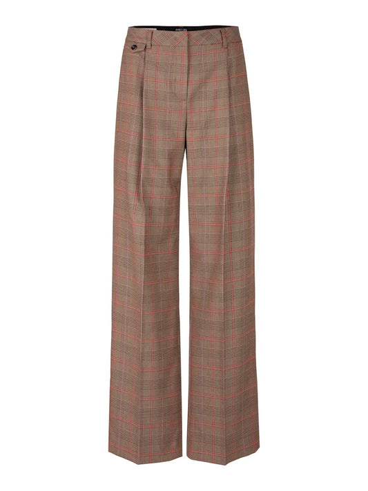 Karomuster Hose in camel Model WASCO