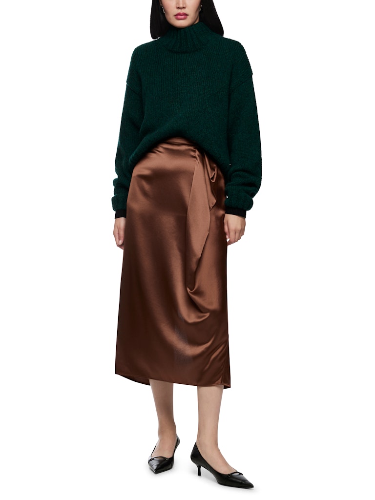 Wadenlanger Rock in dark chestnut brown