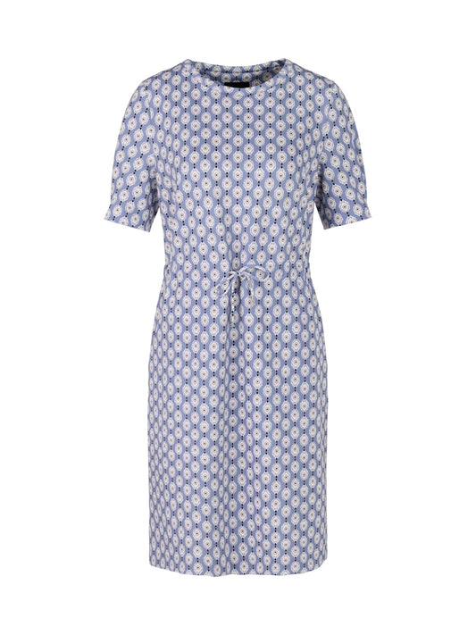 Scuba Kleid im Ornament-Print in bluish violet