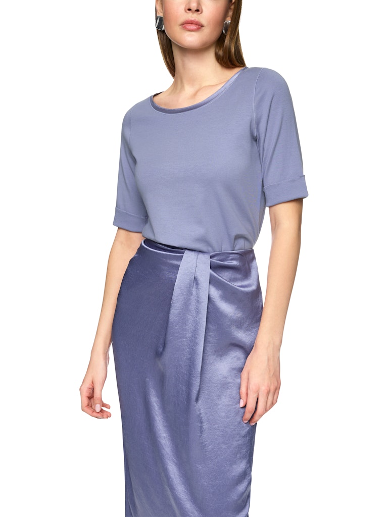 Basic Shirt in bluish violet