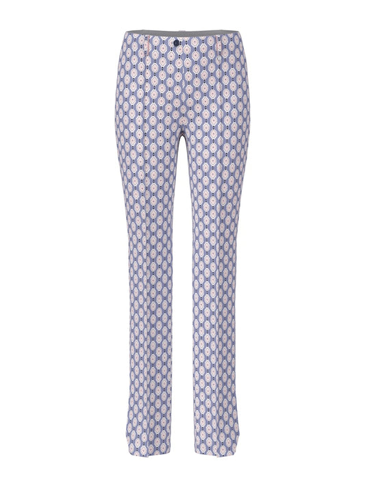 Scuba Hose im Ornament-Print in bluish violet Modell FATSA