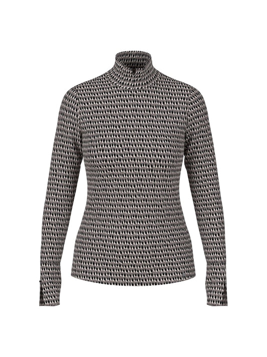 Longsleeve Shirt mit Sprinkles-Print in soft charcoal