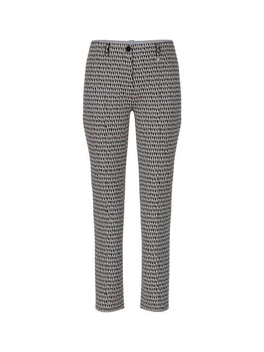 Scuba Hose im Sprinkles-Print in soft charcoal Modell SYDNEY