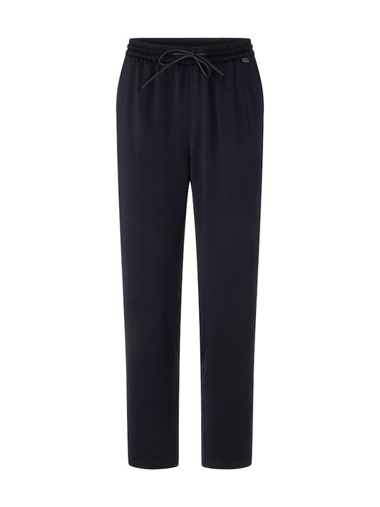 Hose in Satin-Optik in navy Modell RHODOS