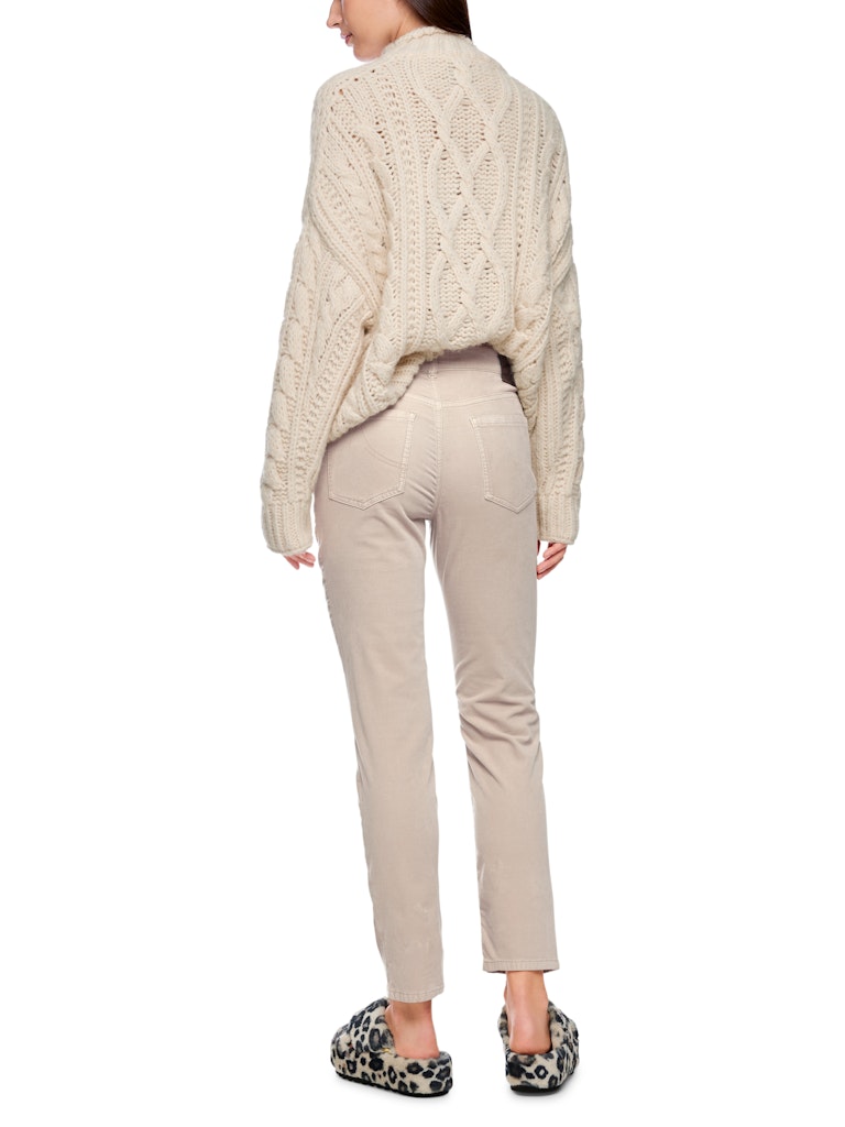 Samt Jeans in warm stone Modell SILEA