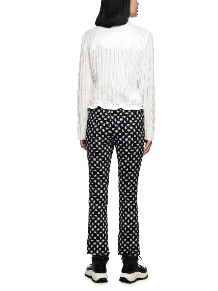 Rippstrick Jacke in creme  - Knitted in Germany