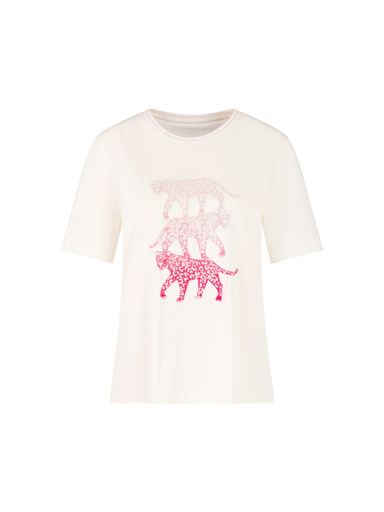 Shirt in creme mit Motiv-Aufdruck "Rethink Together"