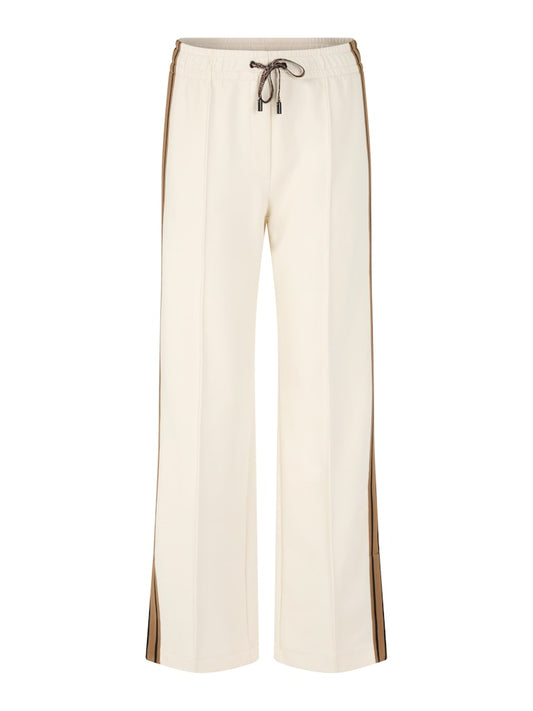 Hose in bright ecru mit Leo-Details Modell WASHINGTON