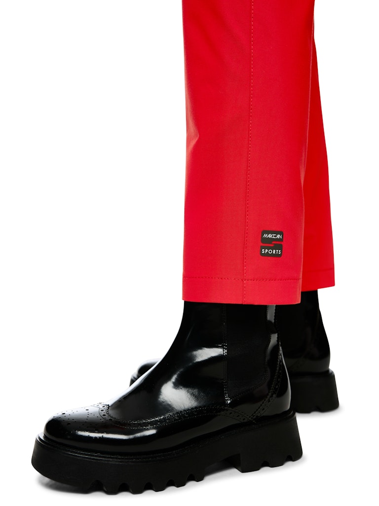 Schmale Hose in cranberry Modell FRANCA
