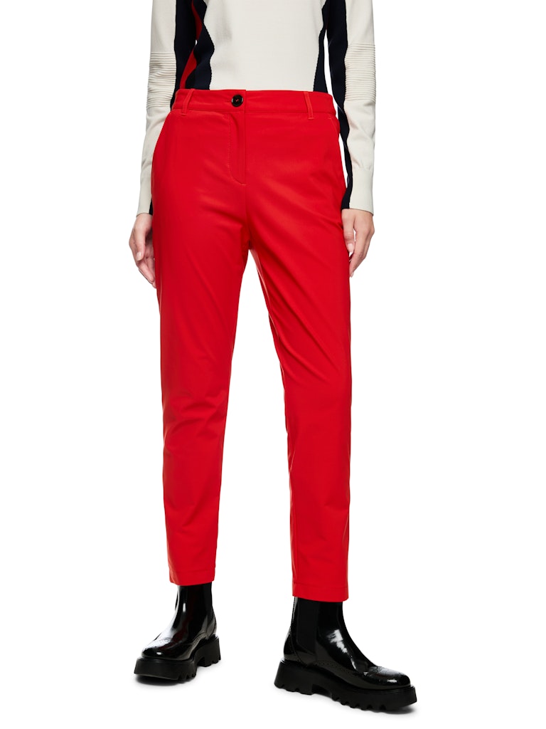 Schmale Hose in cranberry Modell FRANCA