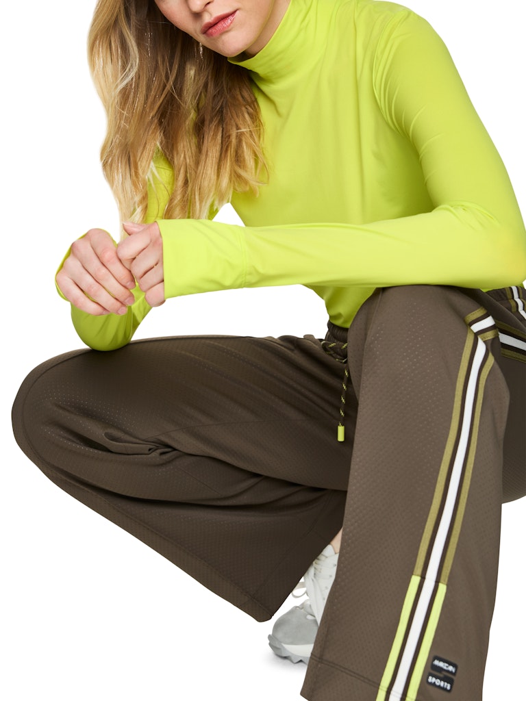 Longsleeve mit Turle Neck in limoncello