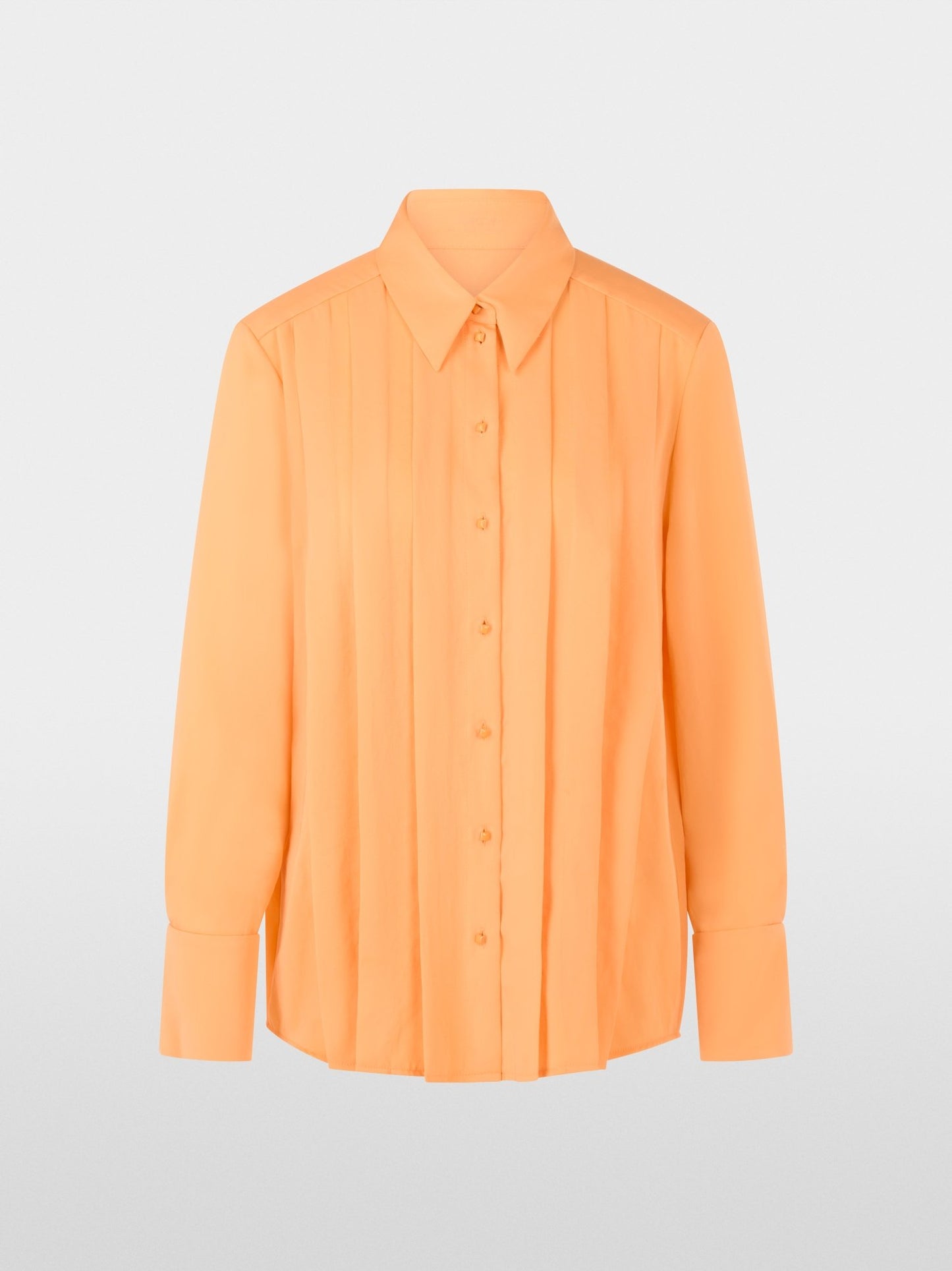Bluse mit Falten in eggnog