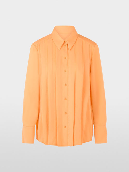 Bluse mit Falten in eggnog